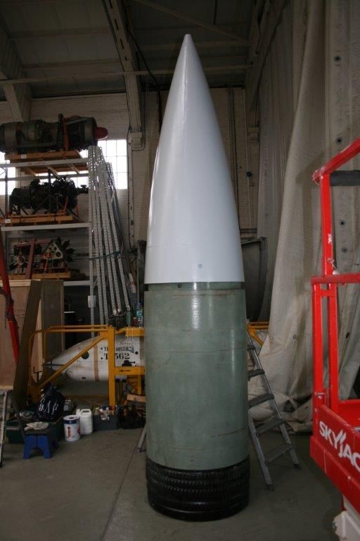 Schwere Gustav Railgun Shell, Imperial War Museum, London