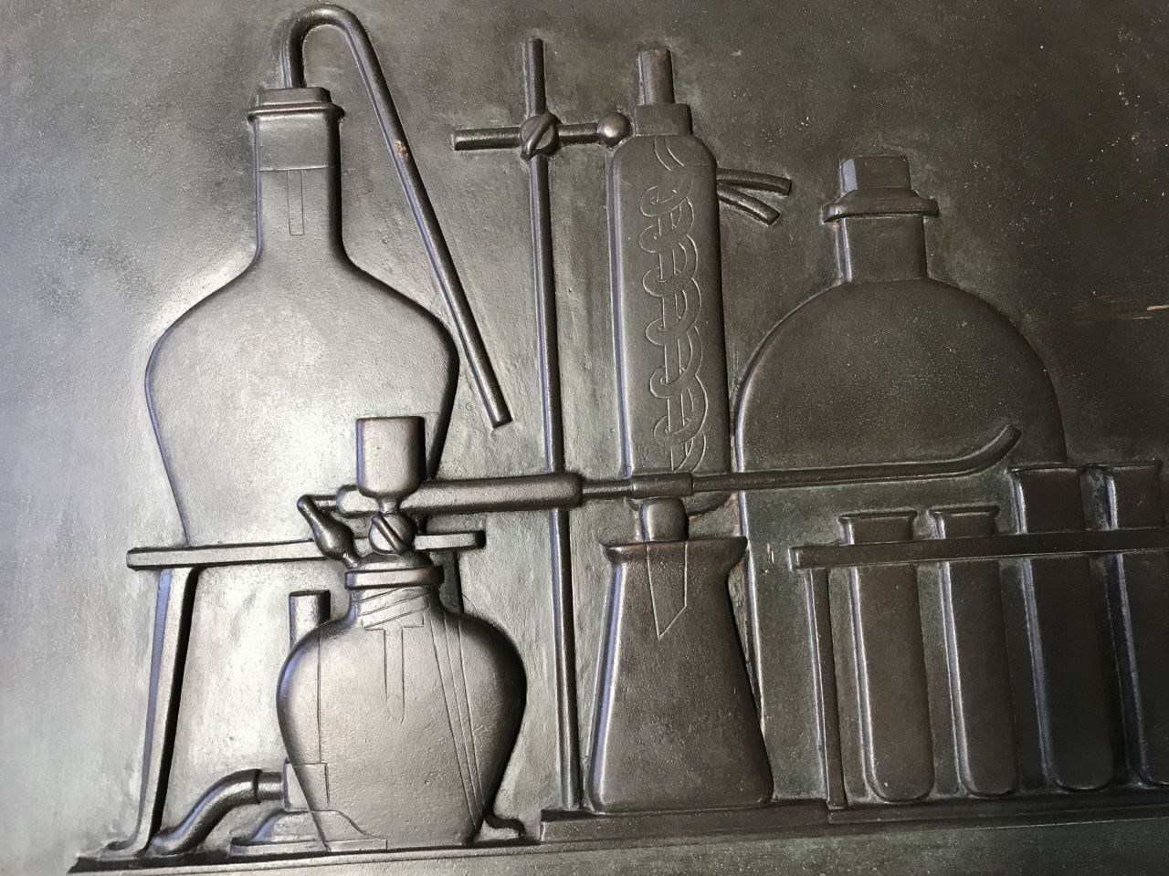 Aston University conservation of mounted cast bronze panels