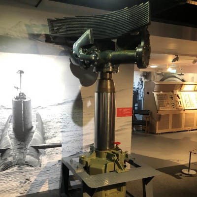 National Museum of the Royal Navy - submarine radar and Polaris Missile hatch